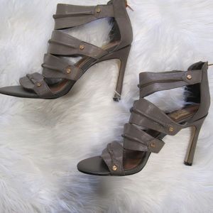 New DV Dolce Vita Taupe Strappy Heels Sz 8